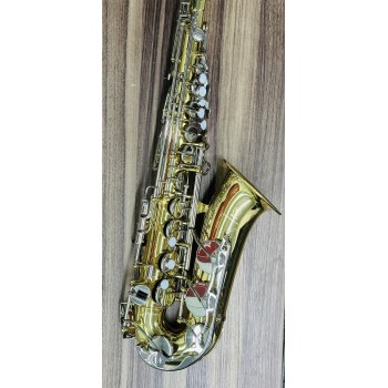 Sax Alto Yamaha YAS-23 Laqueado Com Chaves Niqueladas